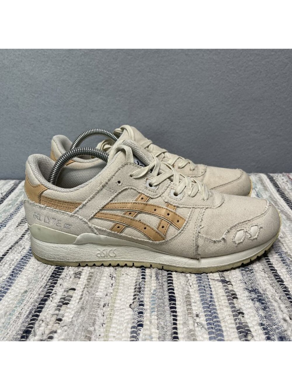 Asics Gel Lyte III Denim Pack Off White Running Shoes Mens Size 9